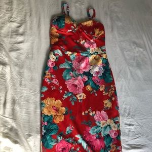Floral midi dress